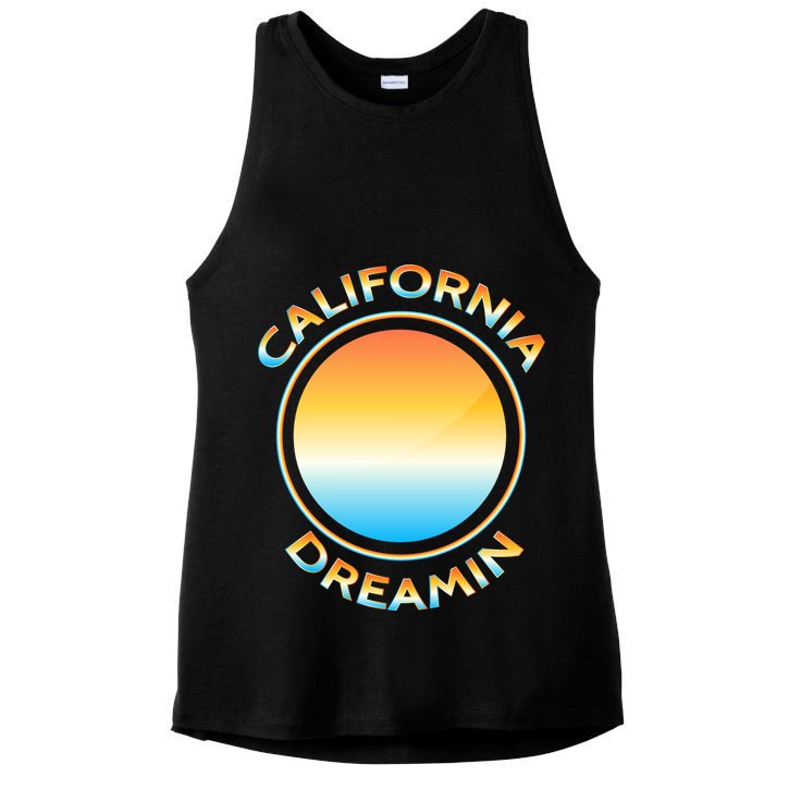 California Dreamin Ladies PosiCharge Tri-Blend Wicking Tank