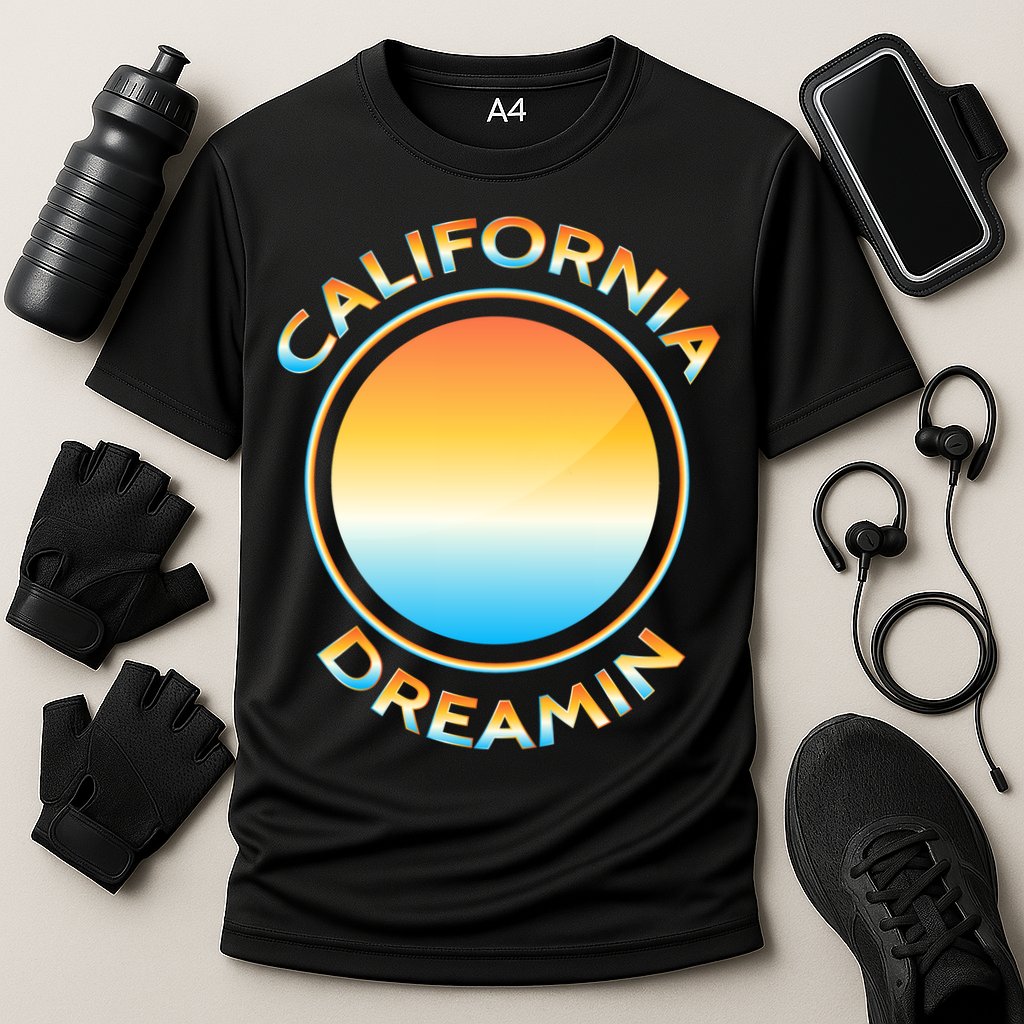 California Dreamin Cooling Performance Crew T-Shirt