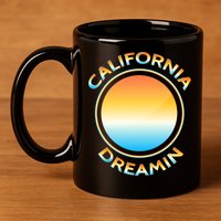 California Dreamin 11oz C Handle Ceramic Mug