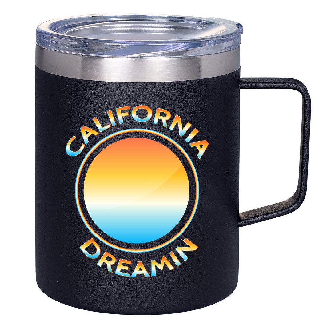 California Dreamin 12oz Stainless Steel Coffee Mug