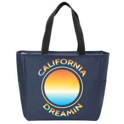 California Dreamin Zip Tote Bag