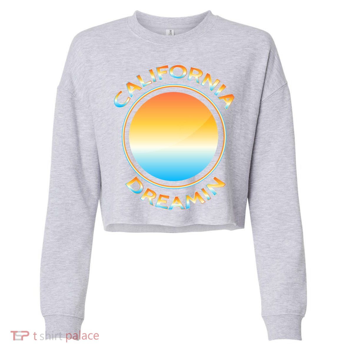 California Dreamin Cropped Pullover Crew