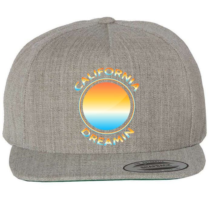 California Dreamin Wool Snapback Cap