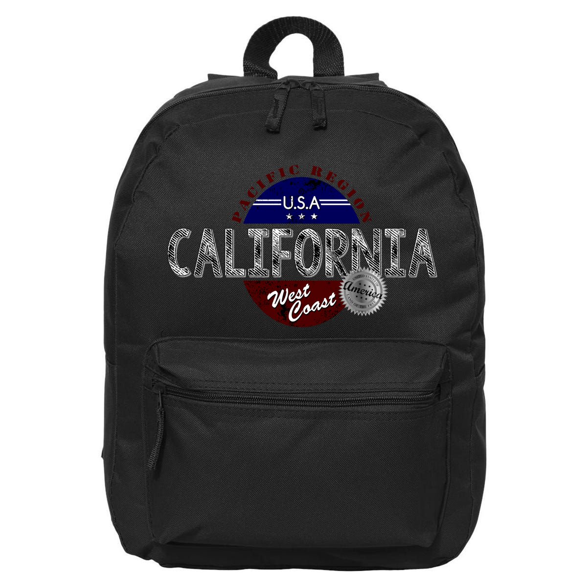 California Land of the Free Logo 16 in Basic Backpack