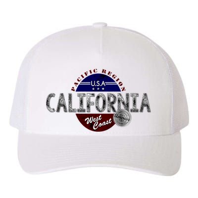 California Land of the Free Logo Yupoong Adult 5-Panel Trucker Hat