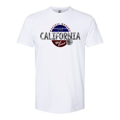 California Land of the Free Logo Softstyle® CVC T-Shirt