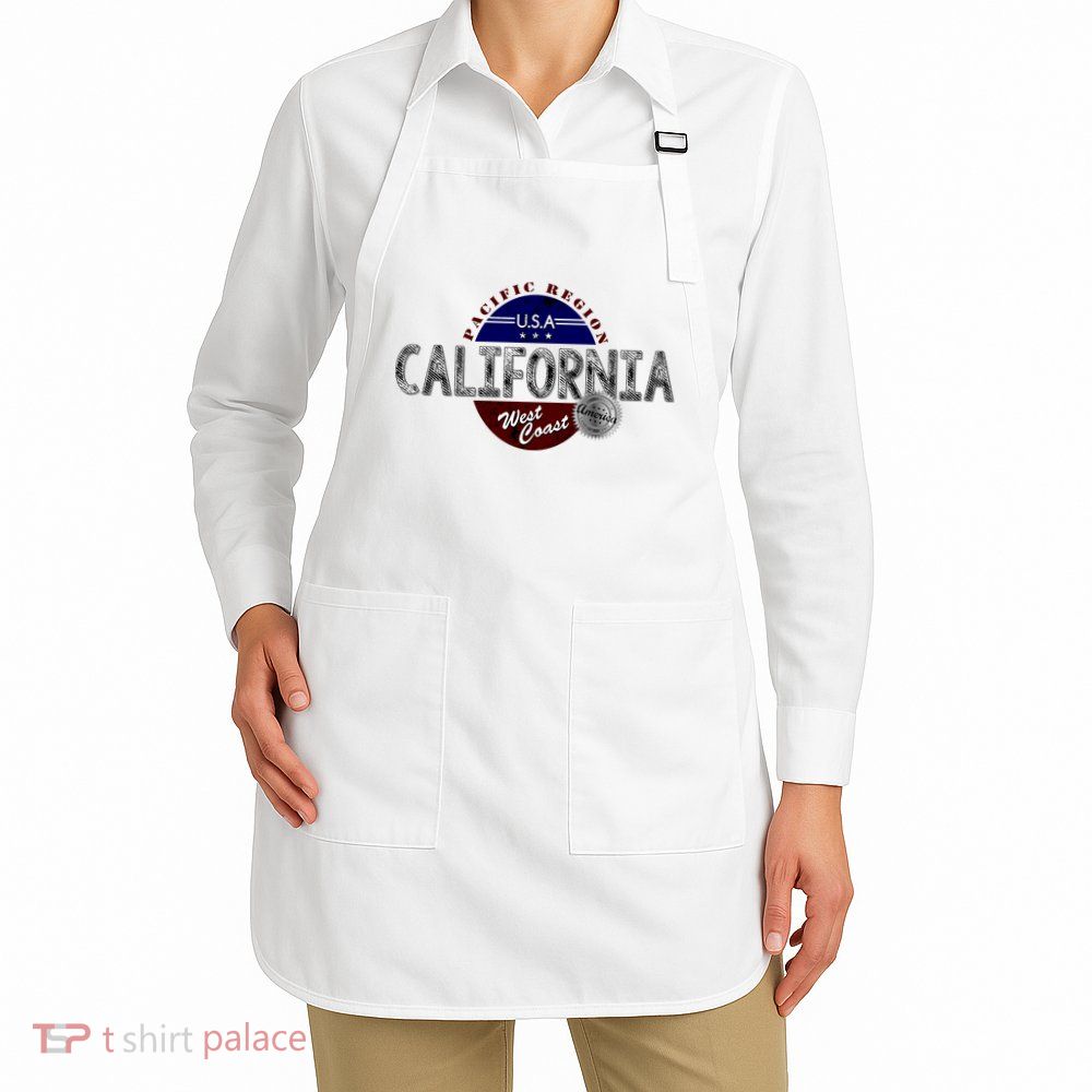 California Land of the Free Logo Apron