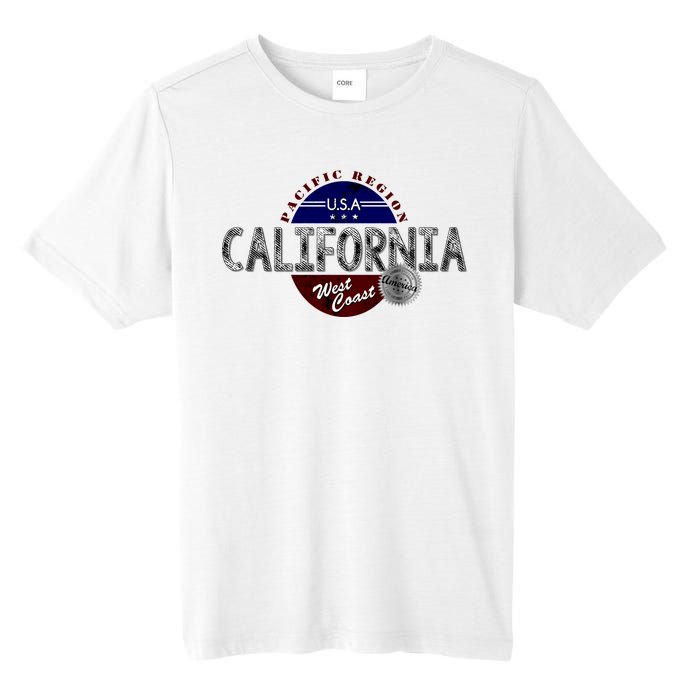 California Land of the Free Logo Tall Fusion ChromaSoft Performance T-Shirt