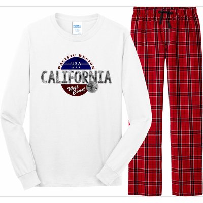 California Land of the Free Logo Long Sleeve Pajama Set