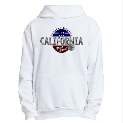 California Land of the Free Logo Urban Pullover Hoodie