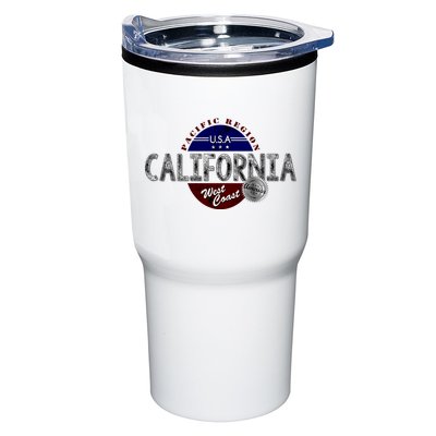 California Land of the Free Logo Tumbler