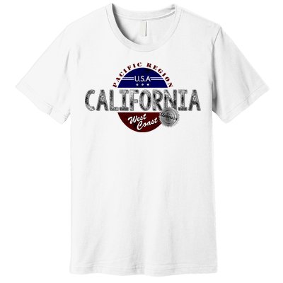 California Land of the Free Logo Premium T-Shirt