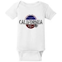 California Land of the Free Logo Baby Bodysuit