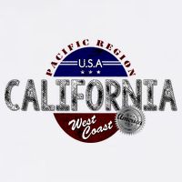 California Land of the Free Logo Baby Bodysuit