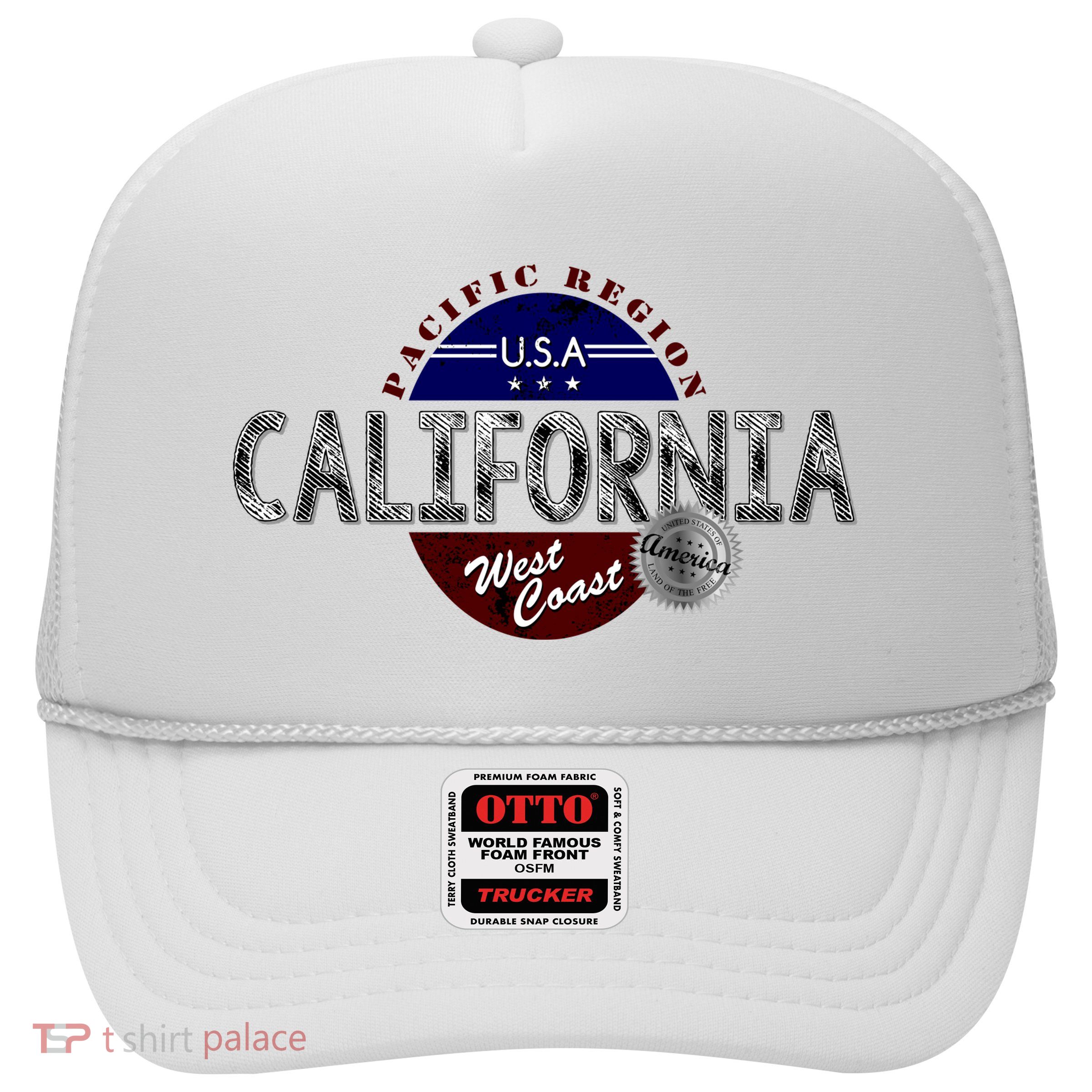 California Land of the Free Logo Trucker Hat