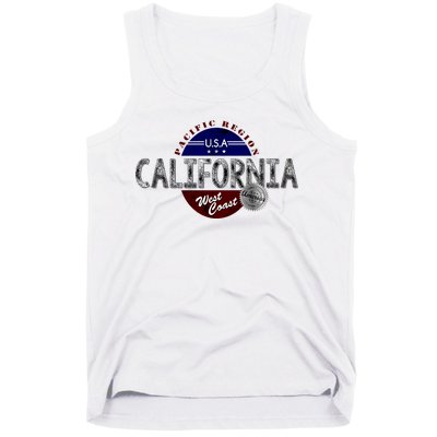 California Land of the Free Logo Tank Top