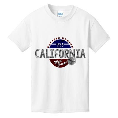 California Land of the Free Logo Kids T-Shirt