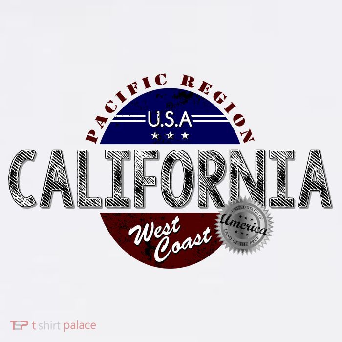 California Land of the Free Logo Kids T-Shirt