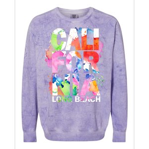 California Long Beach Colorblast Crewneck Sweatshirt