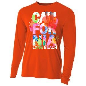 California Long Beach Cooling Performance Long Sleeve Crew