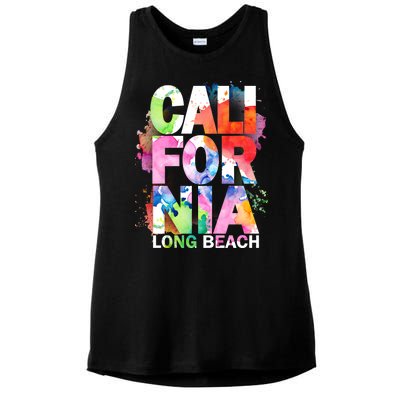 California Long Beach Ladies PosiCharge Tri-Blend Wicking Tank