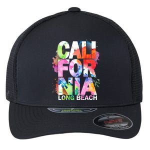 California Long Beach Flexfit Unipanel Trucker Cap