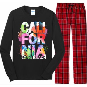 California Long Beach Long Sleeve Pajama Set