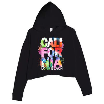 California Long Beach Crop Fleece Hoodie