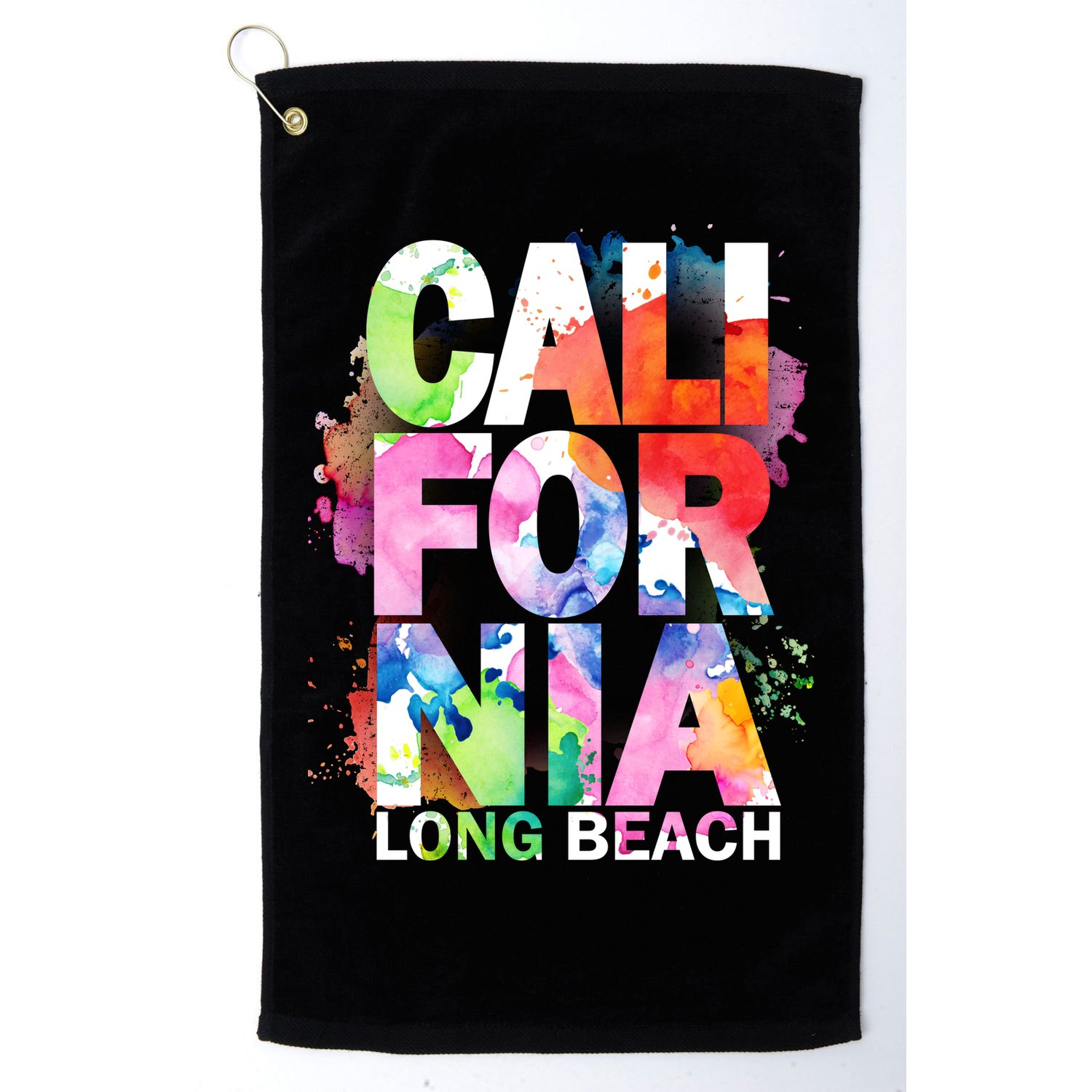 California Long Beach Golf Towel