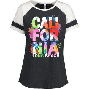 California Long Beach Enza Ladies Jersey Colorblock Tee