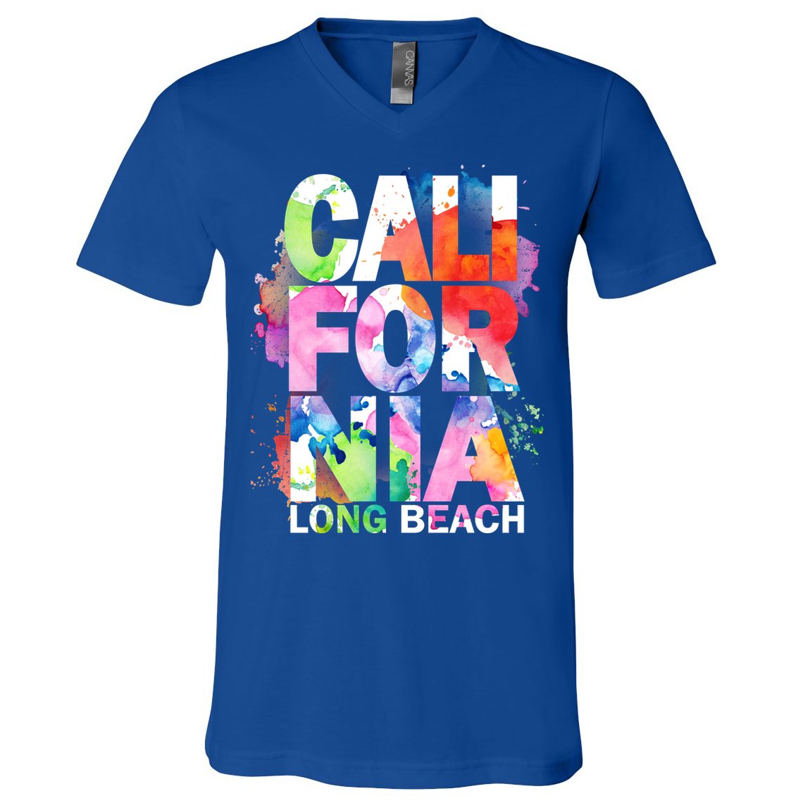 California Long Beach V-Neck T-Shirt