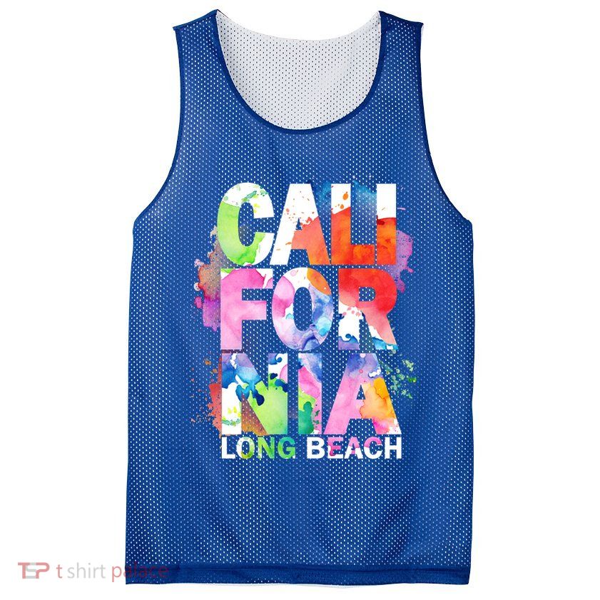 California Long Beach Mesh Reversible Basketball Jersey Tank