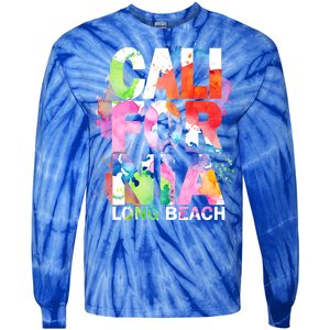 California Long Beach Tie-Dye Long Sleeve Shirt