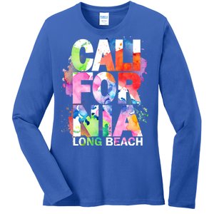 California Long Beach Ladies Long Sleeve Shirt