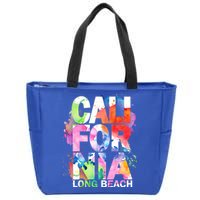 California Long Beach Zip Tote Bag