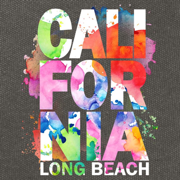 California Long Beach Cotton Canvas Backpack