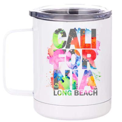 California Long Beach 12 oz Stainless Steel Tumbler Cup