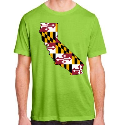 California Maryland Flag Adult ChromaSoft Performance T-Shirt