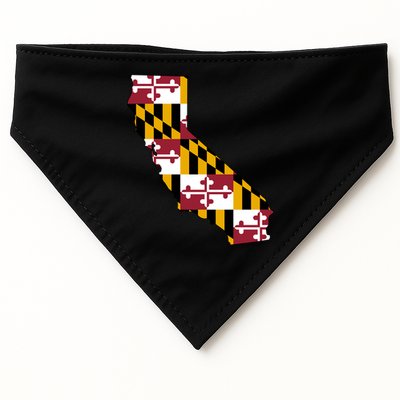 California Maryland Flag USA-Made Doggie Bandana