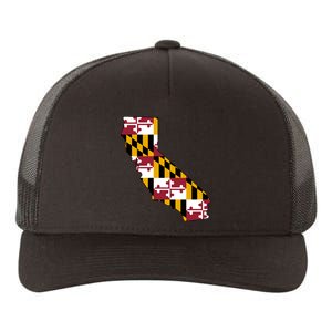 California Maryland Flag Yupoong Adult 5-Panel Trucker Hat