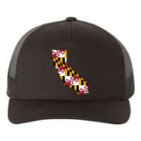 California Maryland Flag Yupoong Adult 5-Panel Trucker Hat