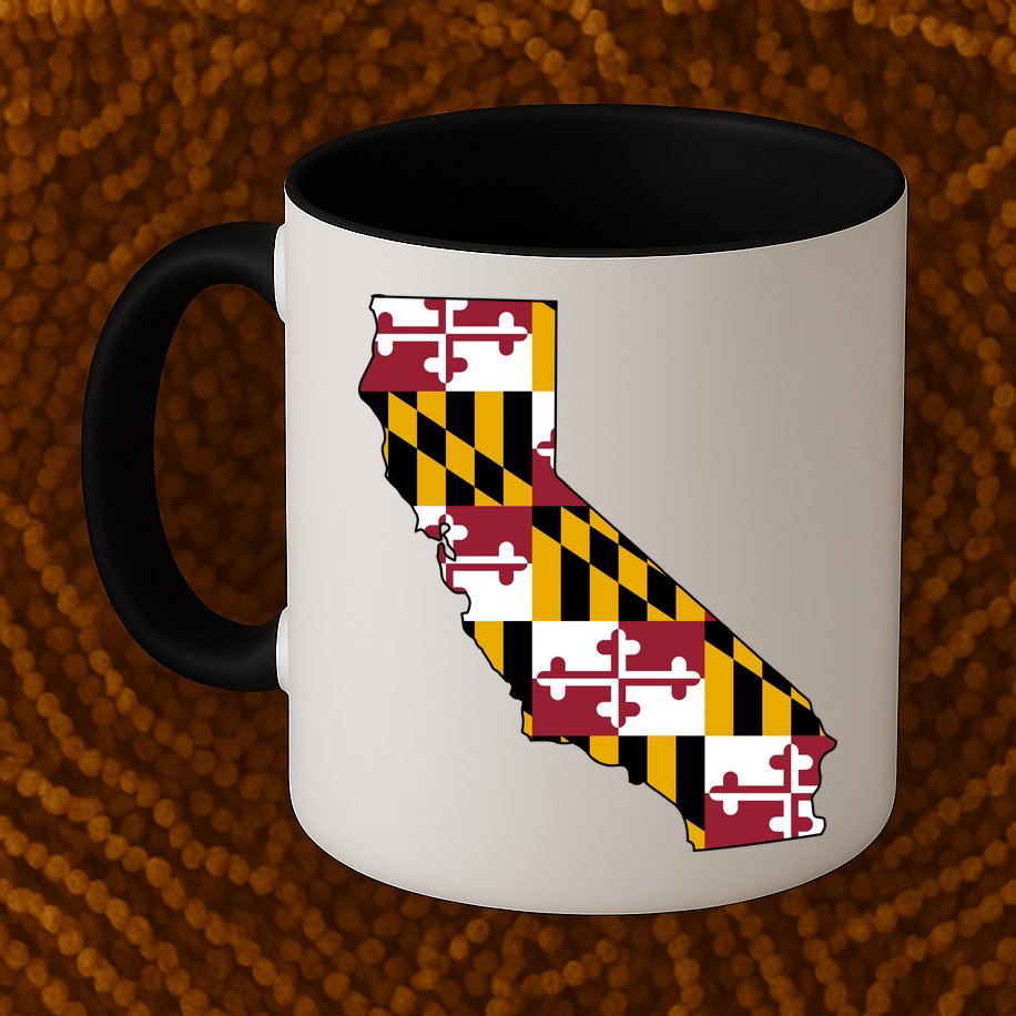 California Maryland Flag Mug