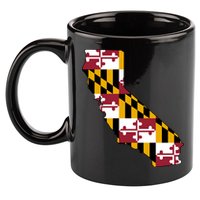 California Maryland Flag 11oz C Handle Ceramic Mug