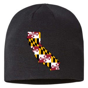 California Maryland Flag Sustainable Beanie