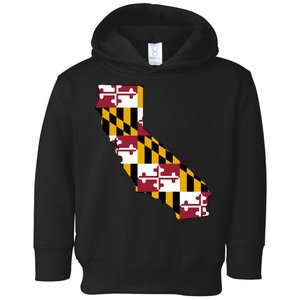 California Maryland Flag Toddler Hoodie