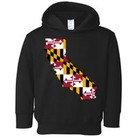 California Maryland Flag Toddler Hoodie