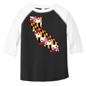 California Maryland Flag Toddler Fine Jersey T-Shirt