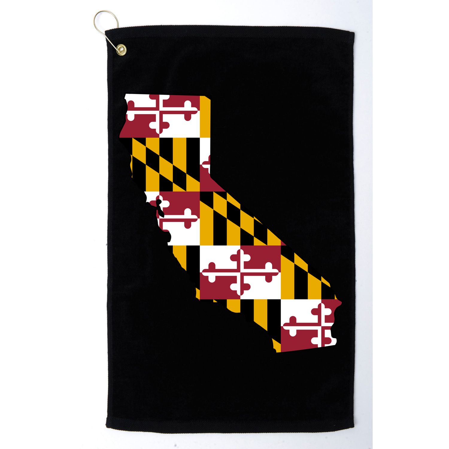 California Maryland Flag Golf Towel