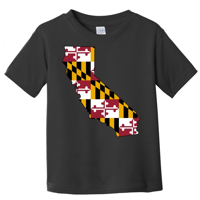 California Maryland Flag Toddler T-Shirt