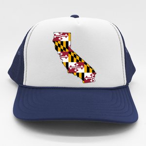 California Maryland Flag Trucker Hat